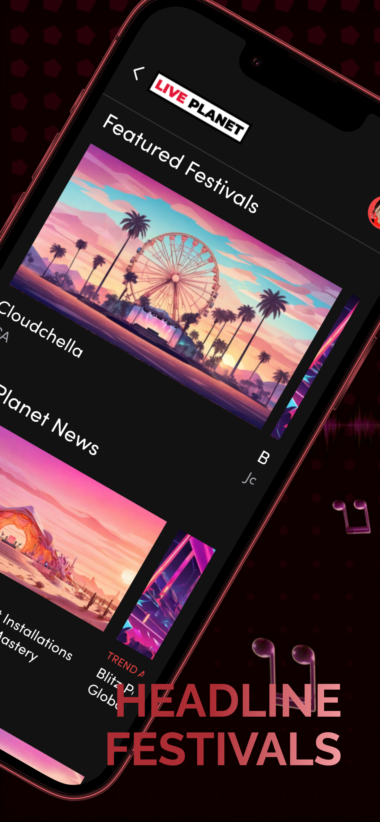 Live Events - Perform at festivals and special events